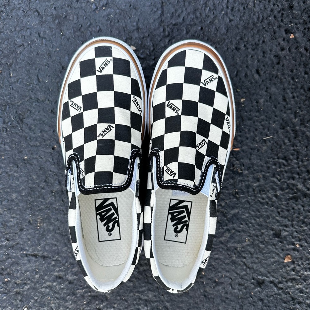 Vans Platform Checkered Sneakers